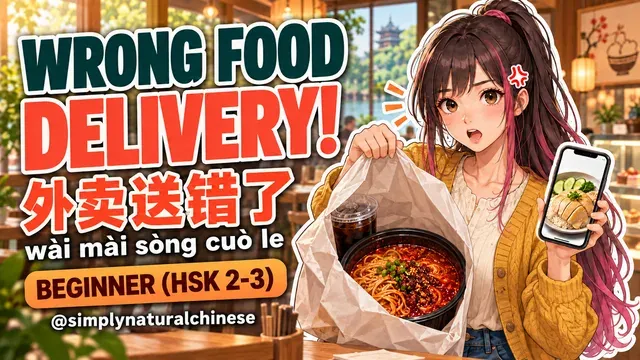 外卖送错了